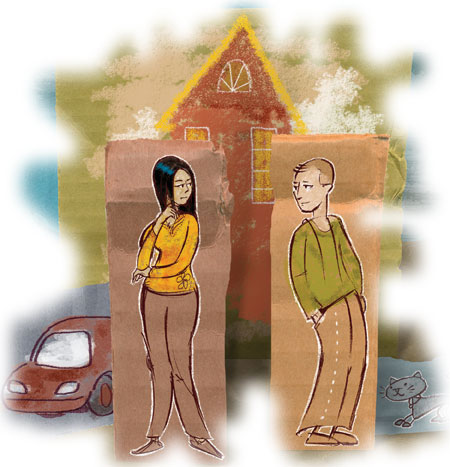 Divorcing couple
